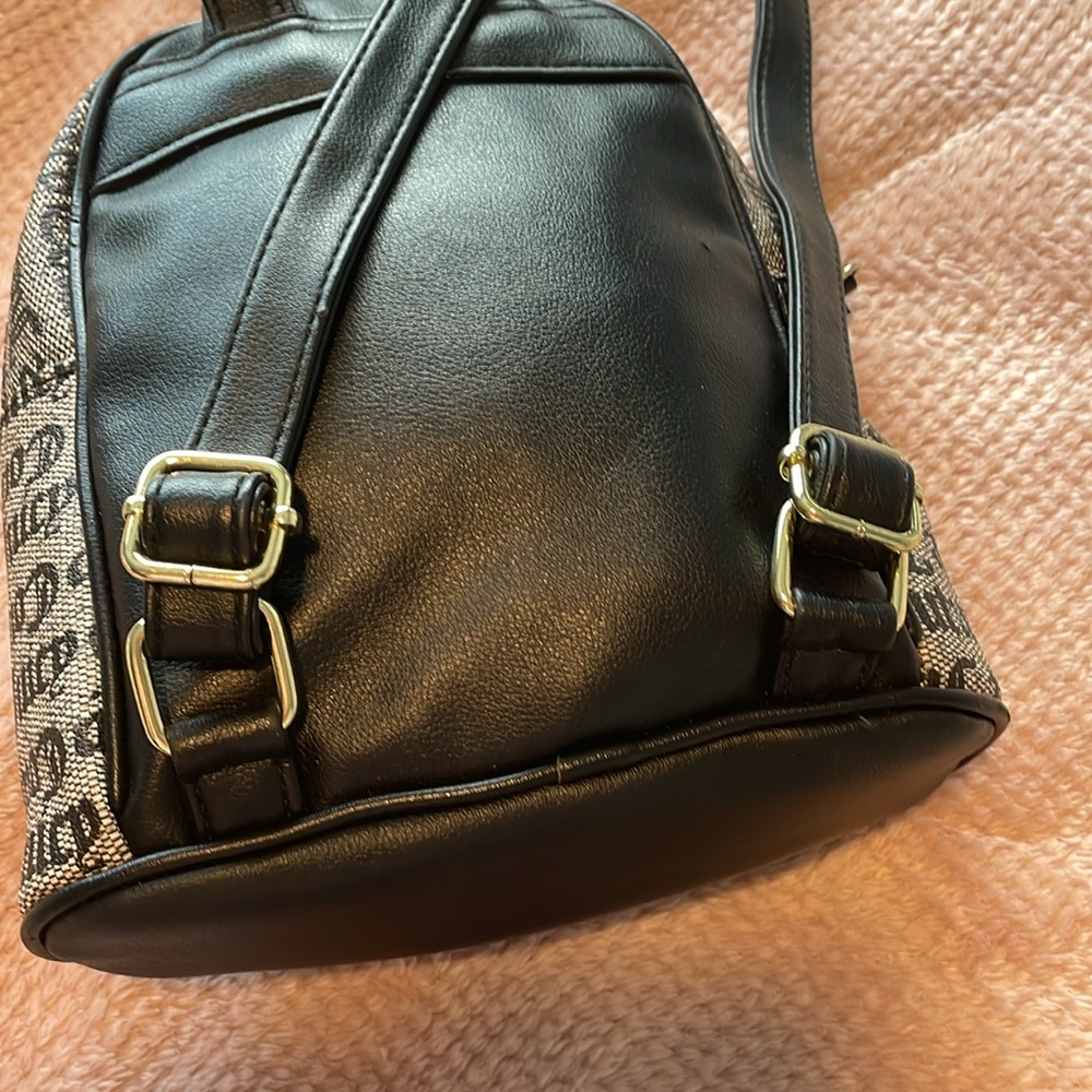 Juicy Couture Black and Gray Logo Backpack - Picture 11 of 16